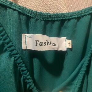 Teal one piece outfit